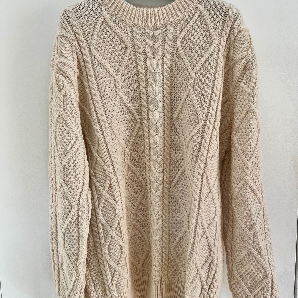 Blarney - Irish Aran Wool Sweater (M)